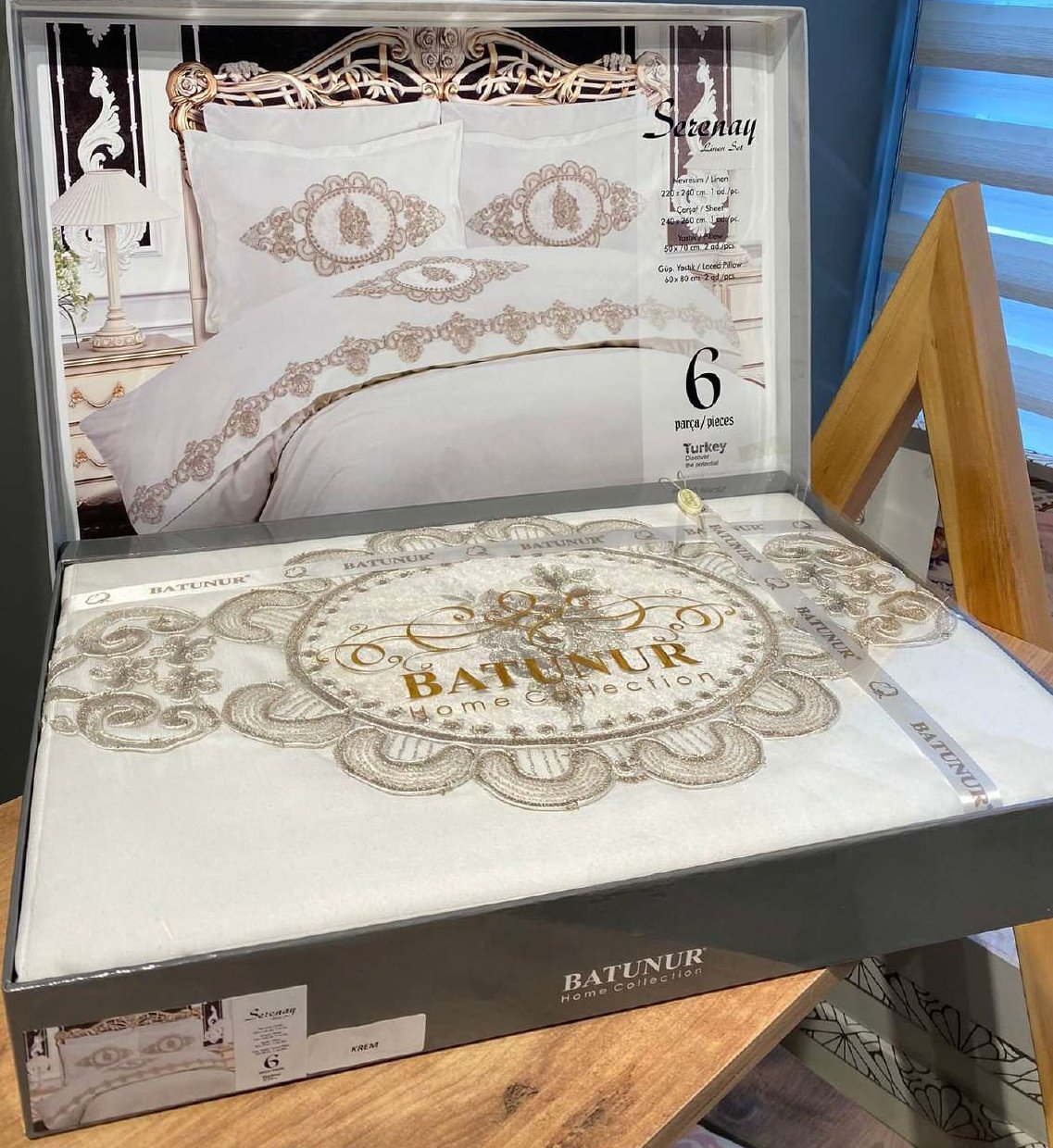 Lenjerie de pat bumbac 100%, 6 piese, SAL04